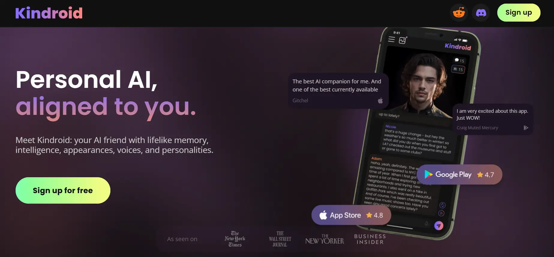 Kindroid AI Companion
