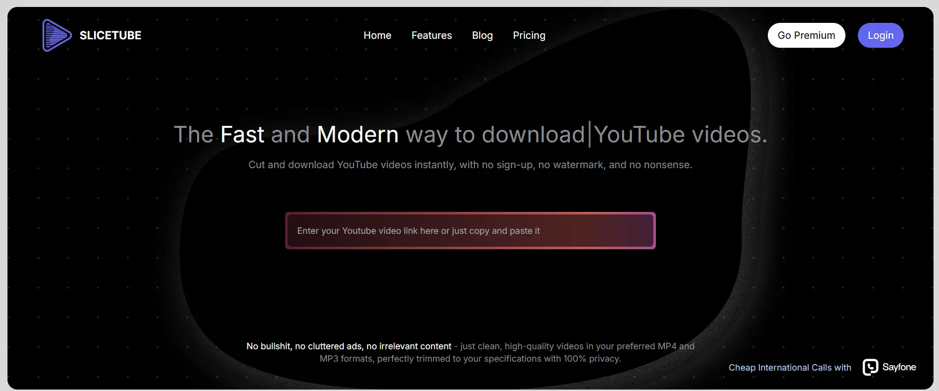 SliceTube YouTube Downloader