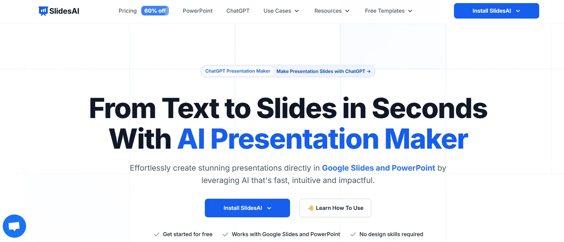 SlideAI Presentation Generator