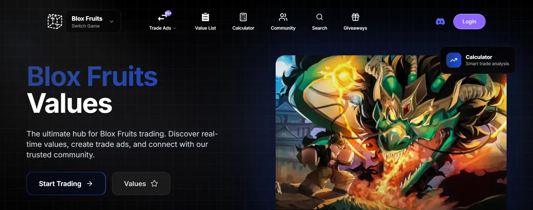 Blox Fruits Values Calculator