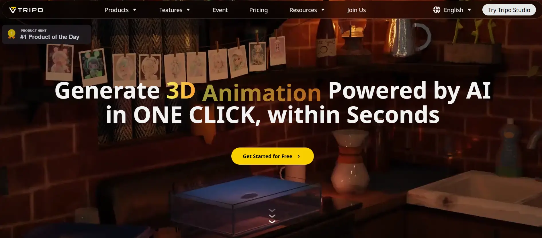 Tripo3D.ai AI 3D Generator