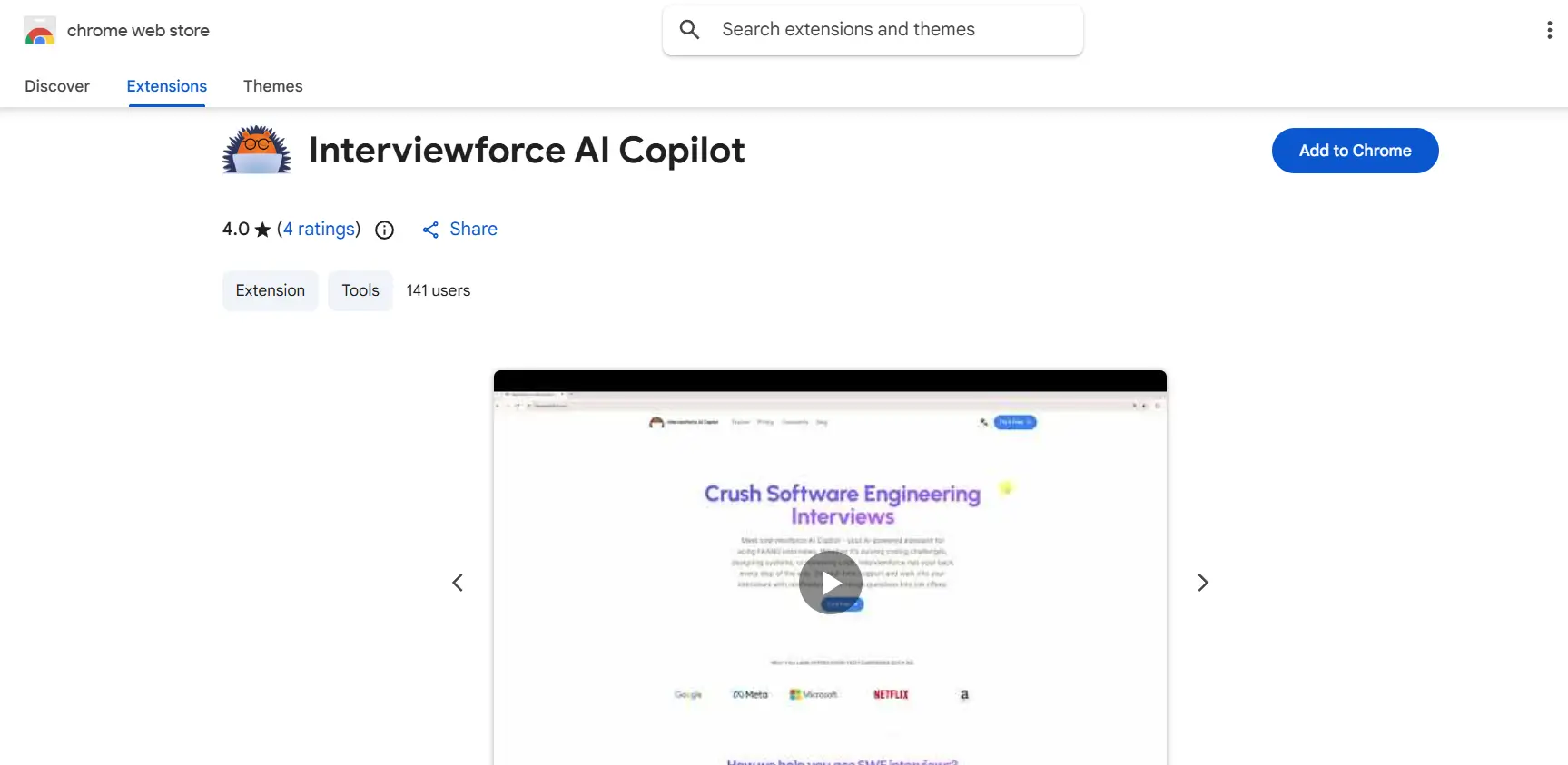 Interviewforce AI Copilot Extension