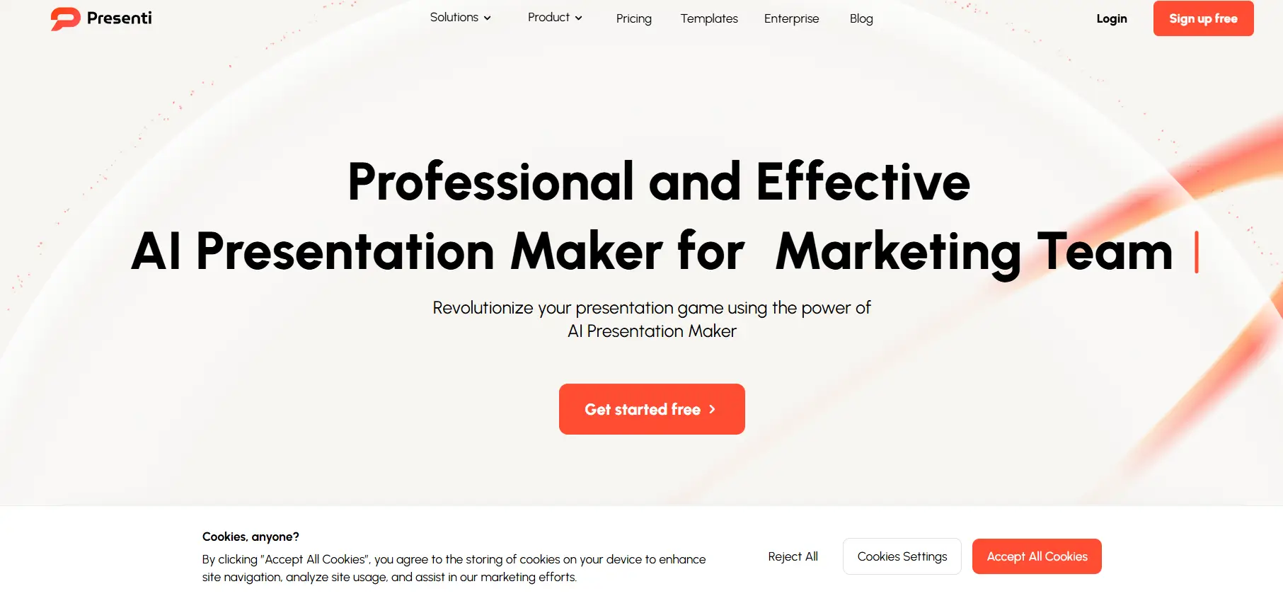 Presenti AI Presentation Maker