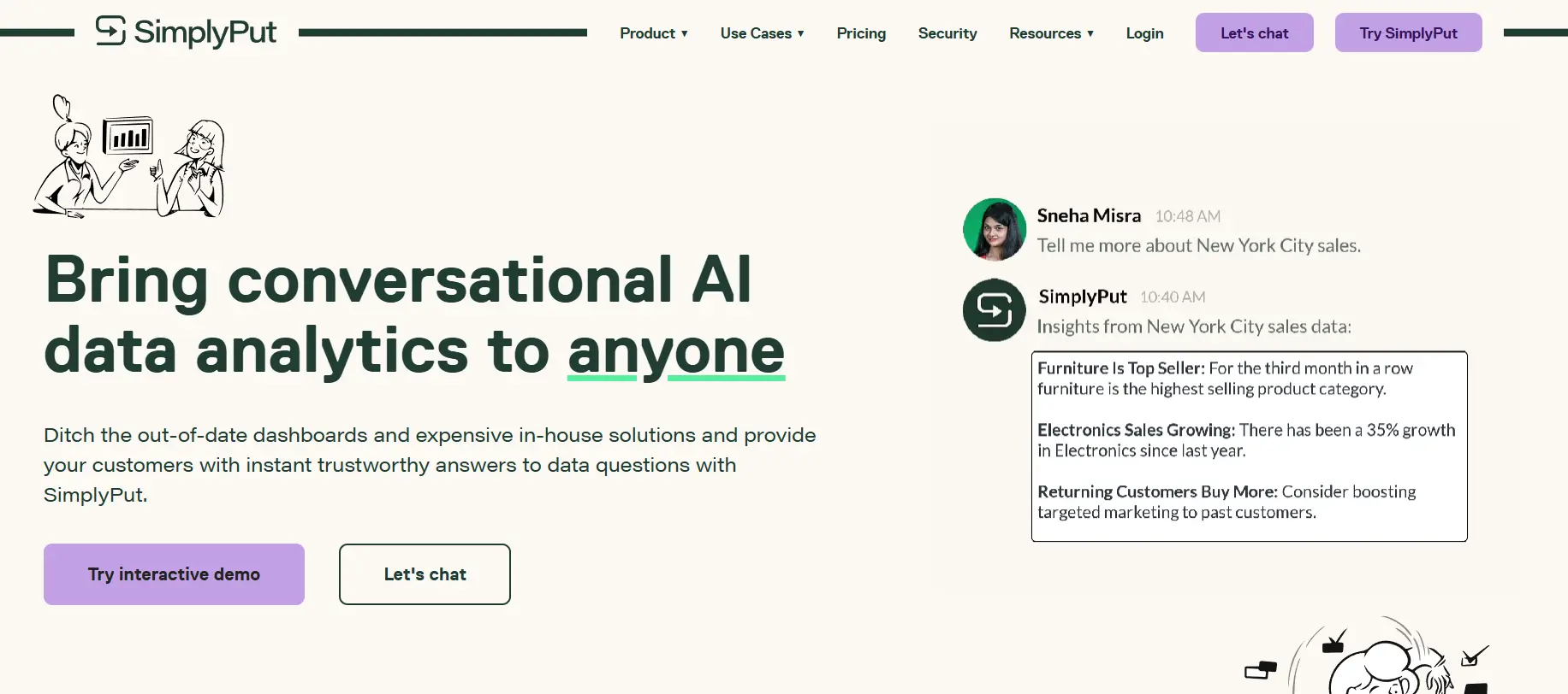 SimplyPut AI Data Analytics