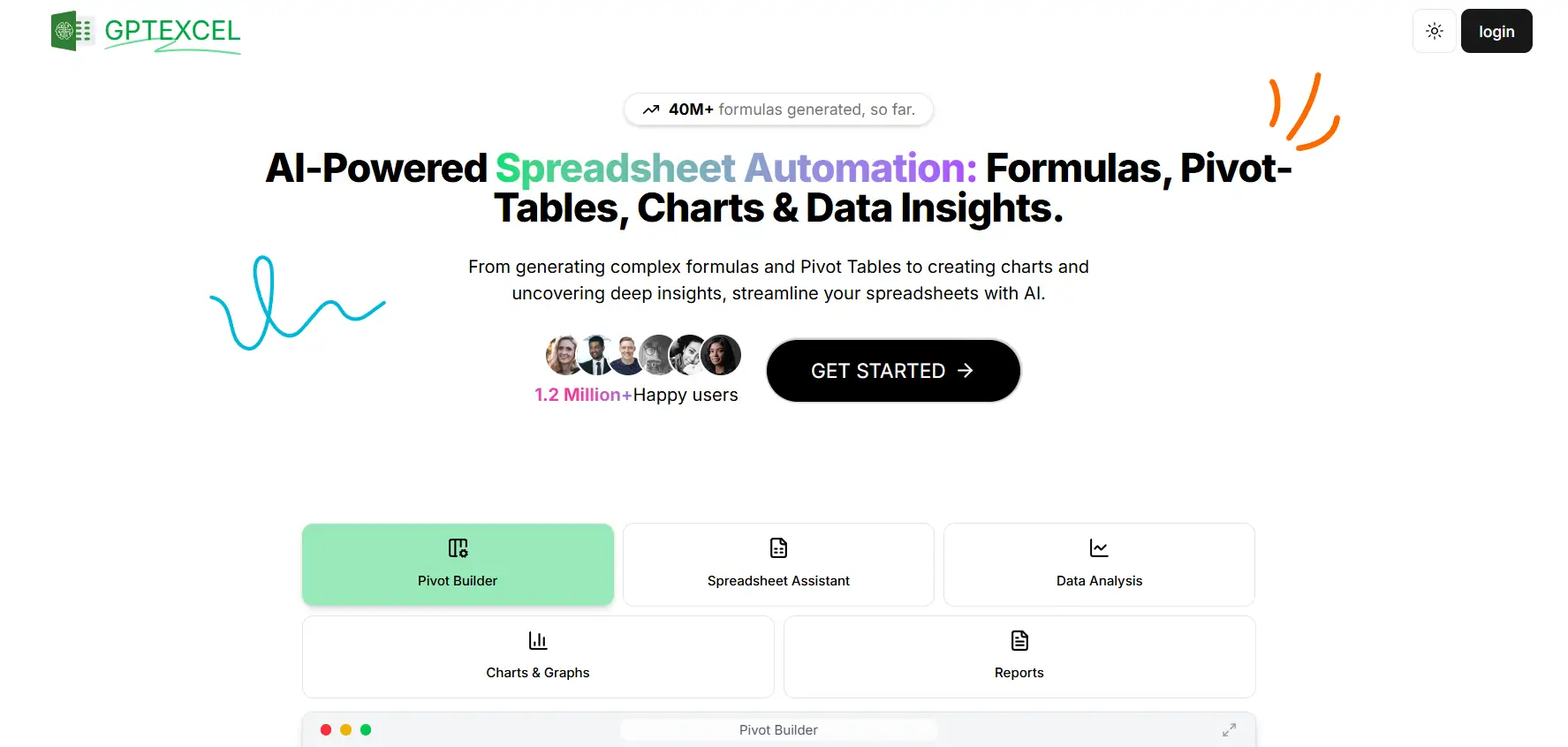 GPTExcel AI Spreadsheet Assistant