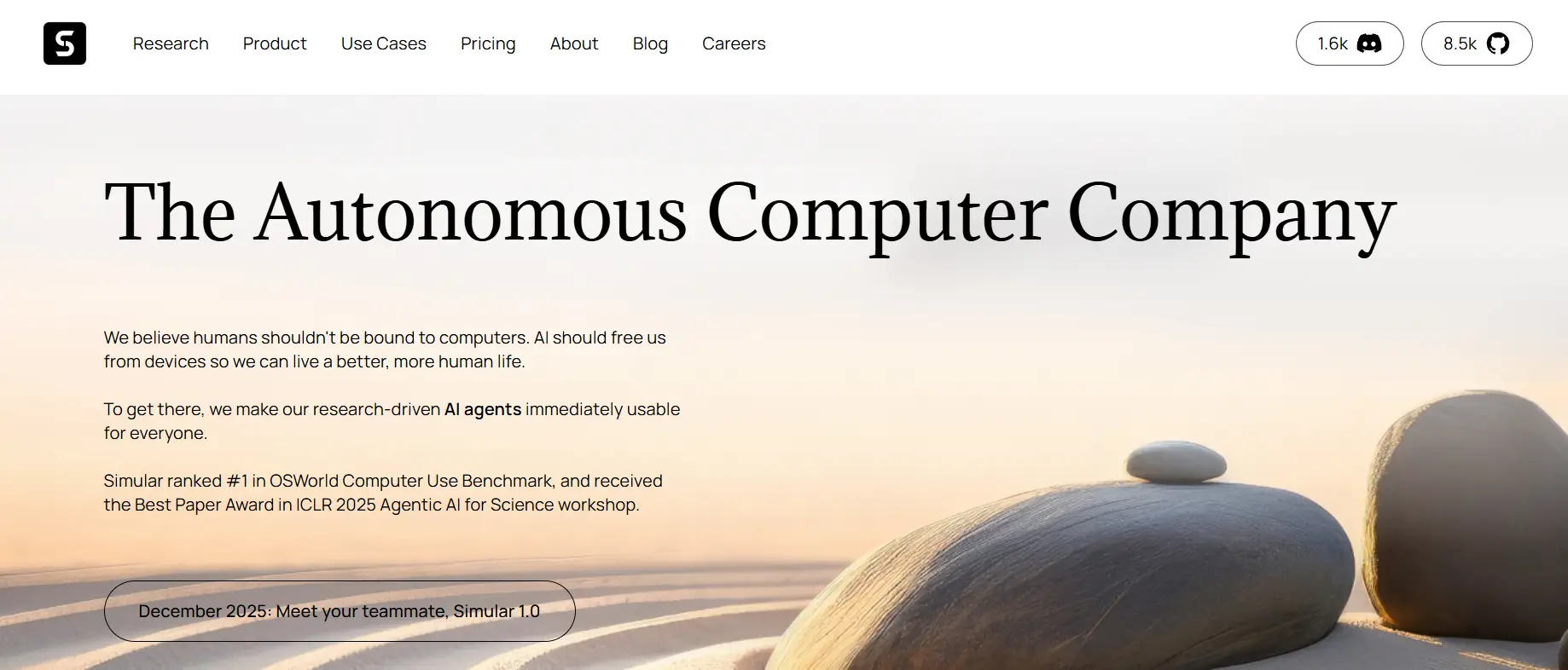 Simular.ai Autonomous AI Agent Platform
