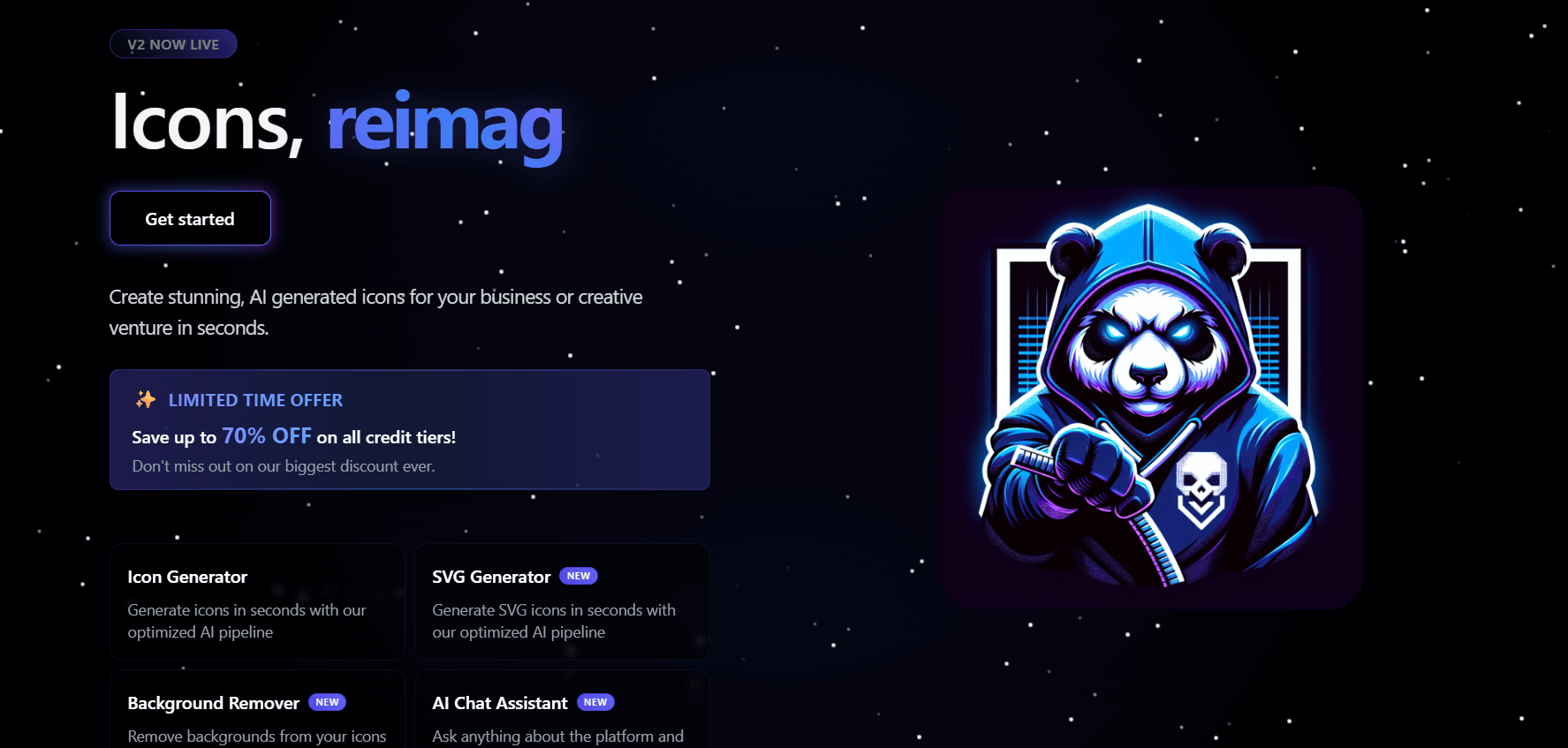 IconAI AI generated icons and SVG Generator