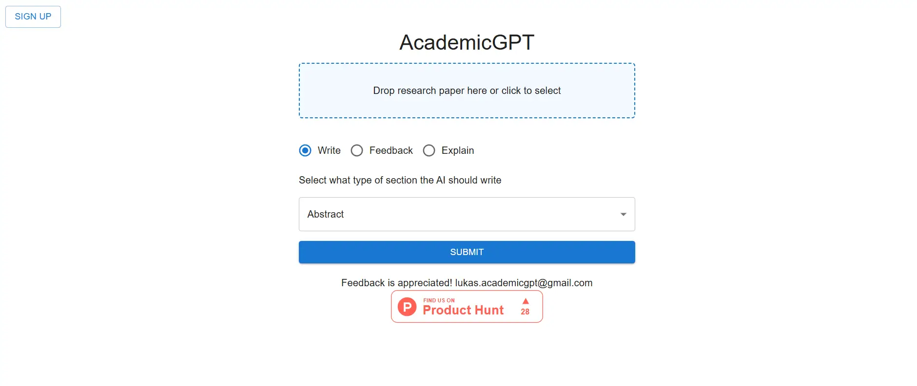 AcademicGPT AI Academic Writing Tool