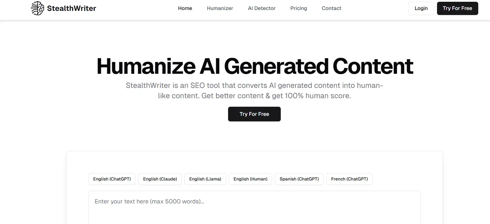 StealthWriter: Humanize AI Generated Content