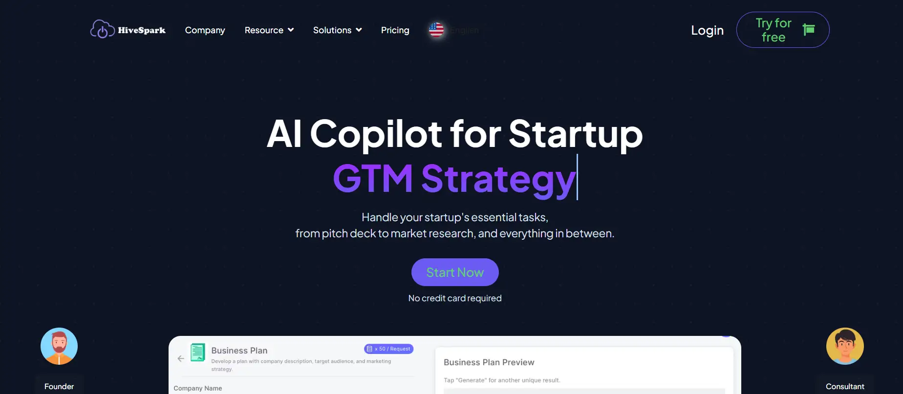 HiveSpark AI Copilot for Startups